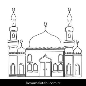 Ramazan Bayramı boyama sayfası – çocuklar için, çizgi film temalı