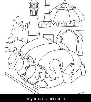 Ramazan Bayramı boyama sayfası – evde etkinlik, ücretsiz yazdır