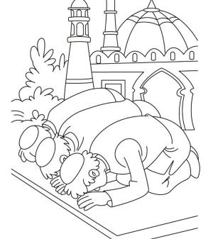 Ramazan Bayramı boyama sayfası,  coloring page, Ramazan – sayfa 3, 