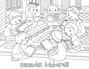 Ramazan Bayramı boyama sayfası,  coloring page, Ramazan – sayfa 5, 