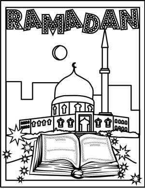 Ramazan Bayramı boyama sayfası,  coloring page, Ramazan – sayfa 12, 