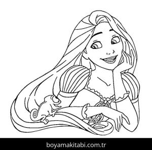 Rapunzel Boyama