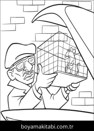 Ratatuy boyama sayfası – eğitici aktivite, yaratıcılık