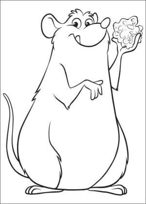 Ratatuy boyama sayfası,  coloring page, Emile Ratatouille Ücretsiz, 