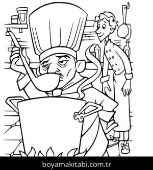 Ratatuy boyama sayfası – keyifli zaman, renkli çizimler