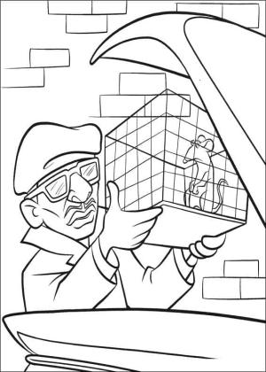 Ratatuy boyama sayfası,  coloring page, Ratatouille Skinner Remy’yi Yakalıyor, 