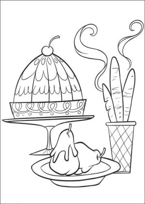 Ratatuy boyama sayfası,  coloring page, Ratatouille Yemekleri, 