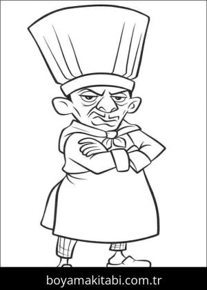 Ratatuy boyama sayfası – keyifli zaman, renkli çizimler