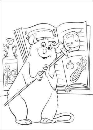 Ratatuy boyama sayfası,  coloring page, Ratatouille’den Emile, 