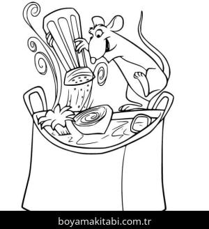 Ratatuy boyama sayfası – yaratıcılık, eğlenceli etkinlik