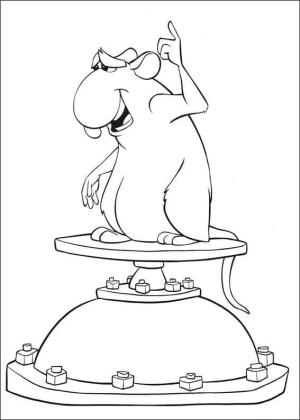 Ratatuy boyama sayfası,  coloring page, Ratatouille Django Ücretsiz, 