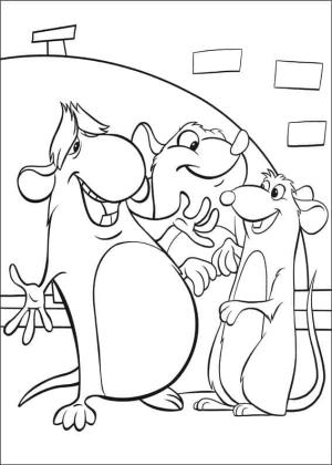 Ratatuy boyama sayfası,  coloring page, Ratatouille Remy Ailesi, 