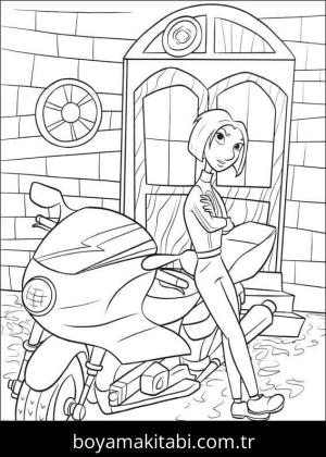 Ratatuy boyama sayfası – boyama etkinliği, çocuk aktivitesi