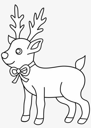 Ren Geyiği boyama sayfası,  coloring page, İyi Ren Geyiği, 