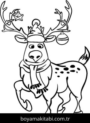 Ren Geyiği Boyama
