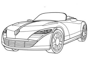 Renault boyama sayfası,  coloring page, Renault Nepta, 