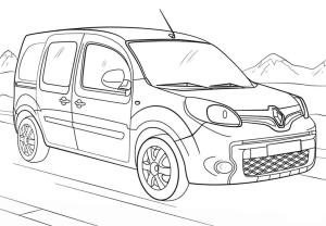 Renault boyama sayfası,  coloring page, Renault Kangoo, 