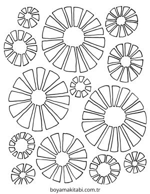 Retro boyama sayfası – PDF indir, sevimli karakter