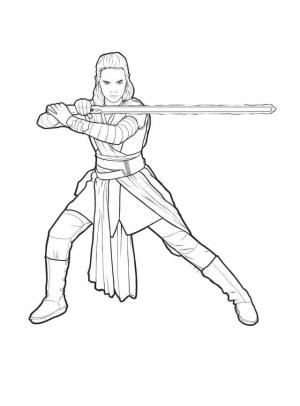 Rey boyama sayfası,  coloring page, Işın Kılıcı ile Rey, 