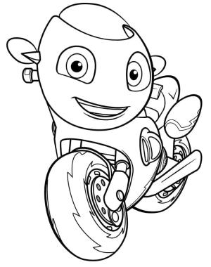 Ricky Zoom boyama sayfası,  coloring page, Sevimli Ricky Zoom, 