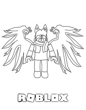 Roblox boyama sayfası,  coloring page, görüntü Roblox Avatar, 