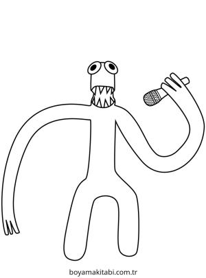 Roblox boyama sayfası – basit çizim, kolay boyama