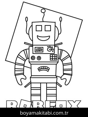 Roblox boyama sayfası – sevimli karakter, sanatsal çalışma