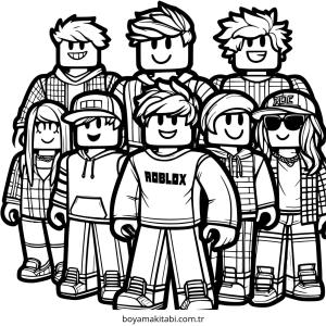 Roblox boyama sayfası – eğitici aktivite, yaratıcılık