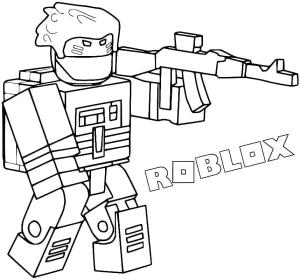 Roblox boyama sayfası,  coloring page, Roblox Haydut, 