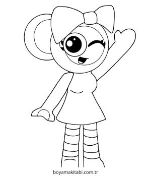 Roblox boyama sayfası – sanatsal çalışma, çocuklar için