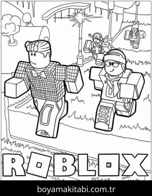 Roblox boyama sayfası – el becerilerini geliştirir, boyama çalışması