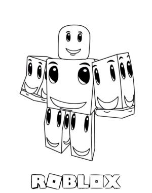 Roblox boyama sayfası,  coloring page, Roblox Görüntüsü, 