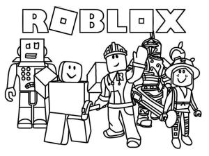 Roblox boyama sayfası,  coloring page, Roblox Karakterleri, 