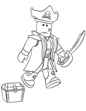 Roblox boyama sayfası,  coloring page, Roblox Korsan, 