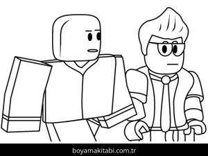 Roblox boyama sayfası – kolay boyama, eğitici aktivite