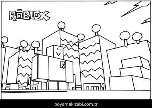 Roblox boyama sayfası – eğlenceli etkinlik, el becerilerini geliştirir