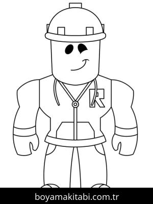 Roblox boyama sayfası – basit çizim, kolay boyama