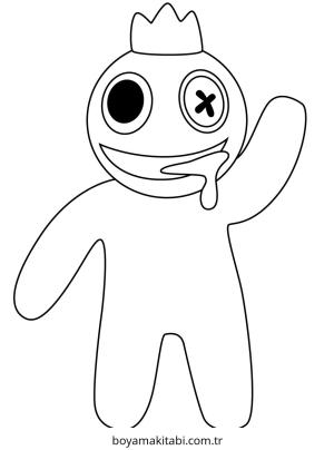 Roblox boyama sayfası – çocuk aktivitesi, PDF indir