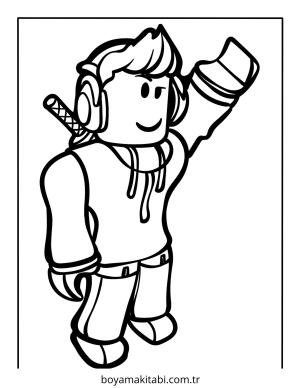 Roblox boyama sayfası – boyama çalışması, yaratıcılığı geliştirir