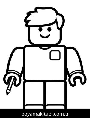 Roblox boyama sayfası – basit çizim, kolay boyama