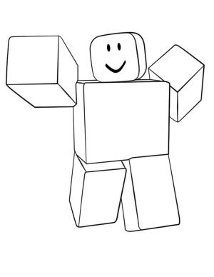 Roblox boyama sayfası,  coloring page, Roblox Çaylak Dövüşü Render, 