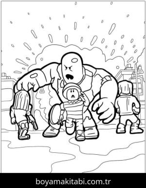 Roblox boyama sayfası – boyama çalışması, yaratıcılığı geliştirir