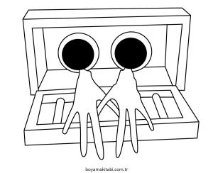 Roblox boyama sayfası – PDF indir, sevimli karakter