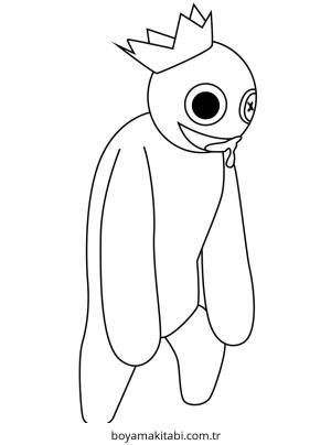 Roblox boyama sayfası – kolay boyama, eğitici aktivite