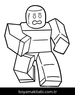 Roblox boyama sayfası – kolay boyama, eğitici aktivite