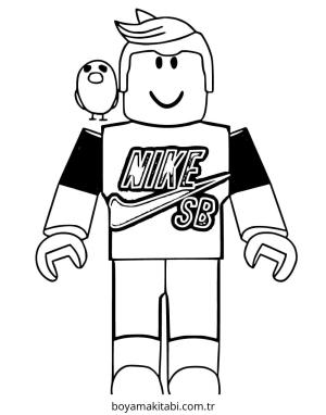 Roblox boyama sayfası – sanatsal çalışma, çocuklar için