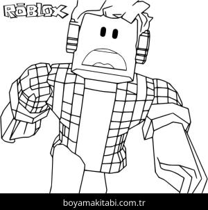 Roblox boyama sayfası – kolay boyama, eğitici aktivite