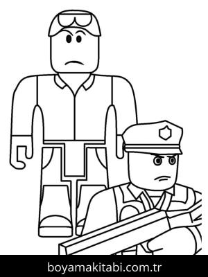 Roblox boyama sayfası – okul öncesi, evde etkinlik