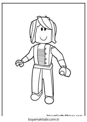 Roblox boyama sayfası – kolay boyama, eğitici aktivite