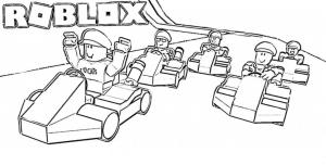 Roblox boyama sayfası,  coloring page, Roblox Yarışı, 